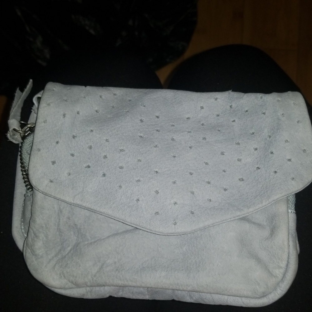 Nelly Perforated CrossbodyBag:slate